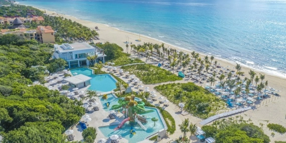 Sandos Playacar — resort vista aérea